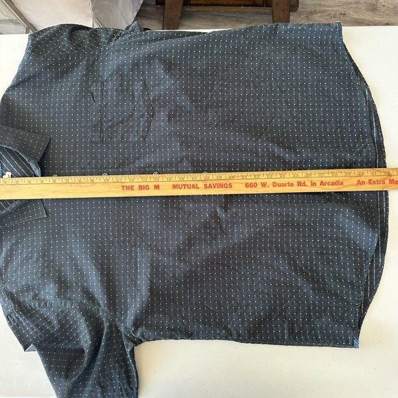 Carbon 2 Cobalt Shirt Mens Sz XL Textured 100% Cotton Button-Up - Picture 9 of 10